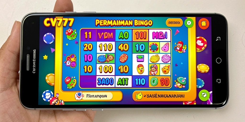Tampilan gameplay Bingo yang seru di CV777.