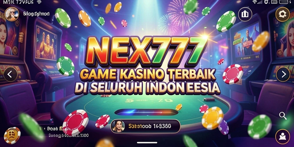 Tampilan menarik NEX777 dengan gameplay Kasino yang mendebarkan.
