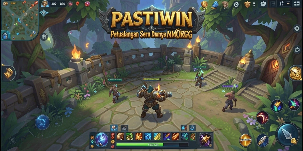 Screenshot PASTIWIN memperlihatkan petualangan seru dalam dunia MMORPG.