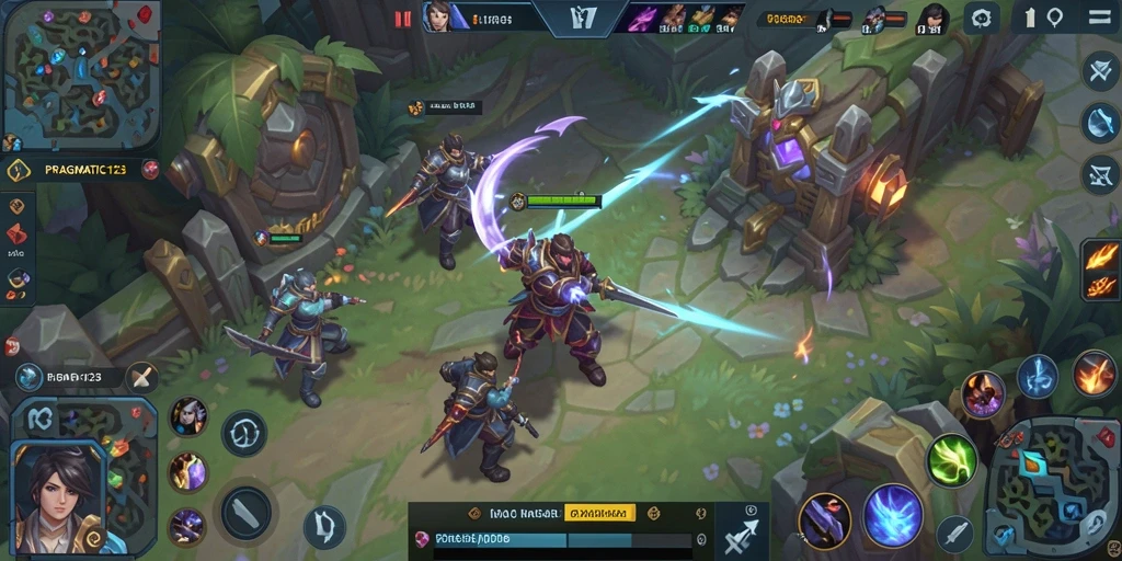 Tangkapan layar dari gameplay seru PRAGMATIC123 yang menampilkan aksi tim.